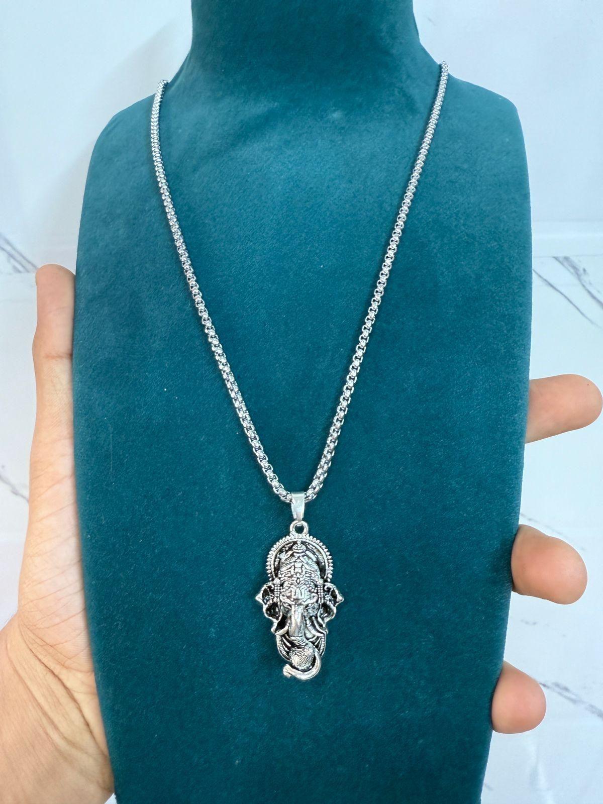 Ganesha Pendant in Silver – Protection and Prosperity Charm